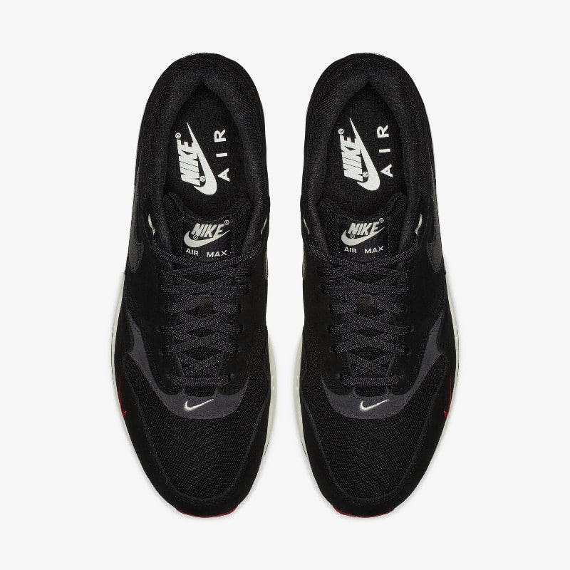 Air max 1 mini swoosh black red online